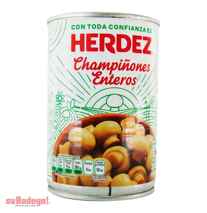 Champiñón Entero Herdez 380 gr.