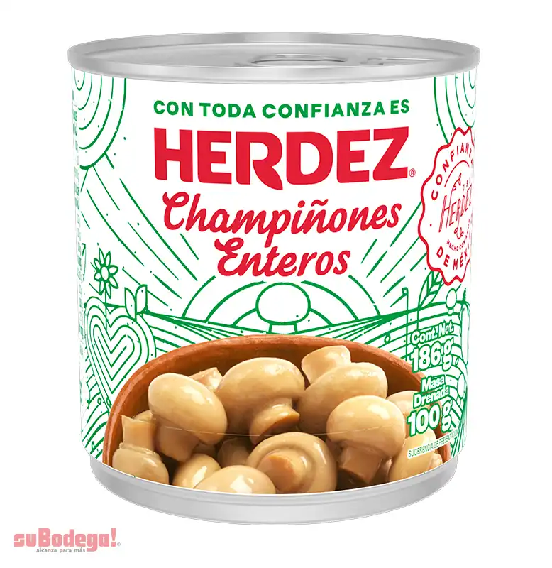 Champiñón Entero Herdez 186 gr.