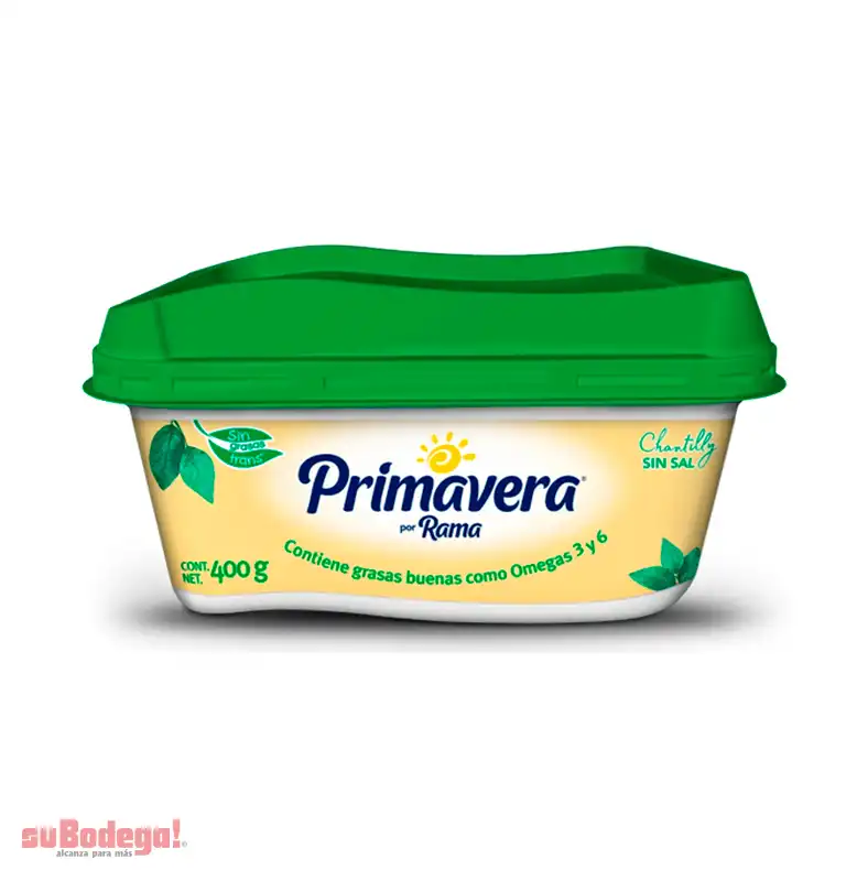 Margarina Chantilly sin Sal 400 gr.