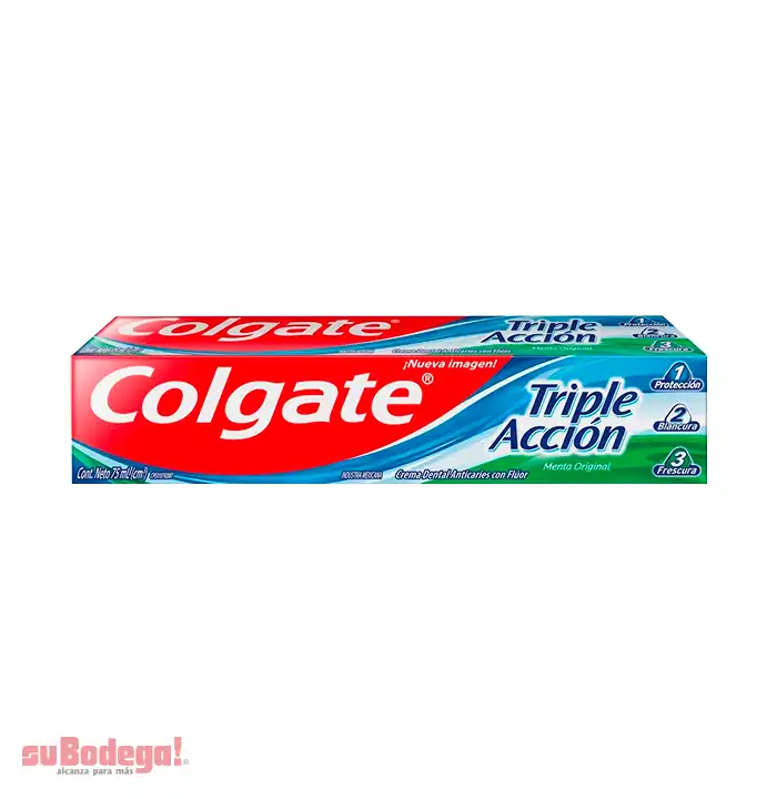 Crema Dental Colgate Triple Acción 75 ml.