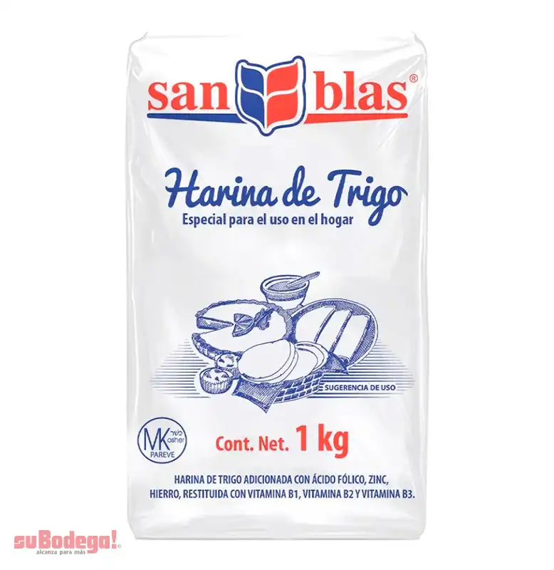 Harina de Trigo San Blas 1 kg.