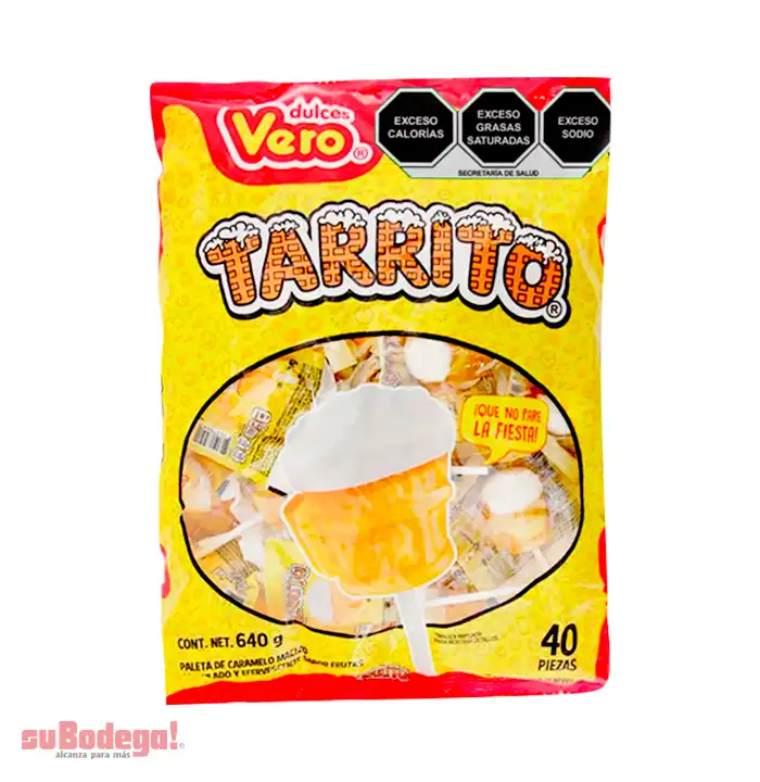 Paleta Vero Tarrito 40 pz.