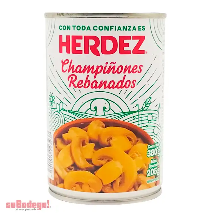 Champiñón Rebanado Herdez 380 gr.