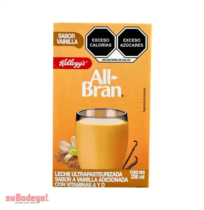 Bebida Kelloggs All Bran Vainilla 236 ml.