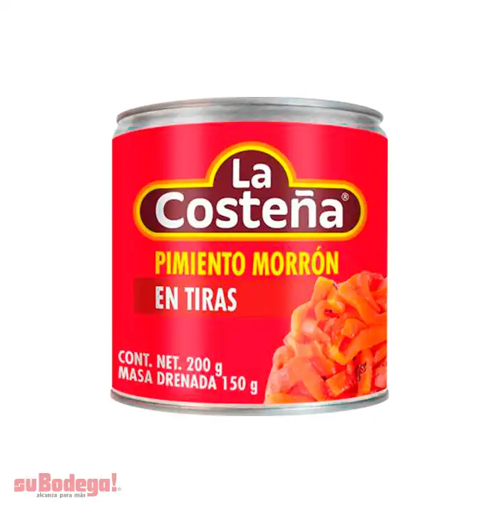 Pimiento Morrón en Tiras La Costeña 200 gr.