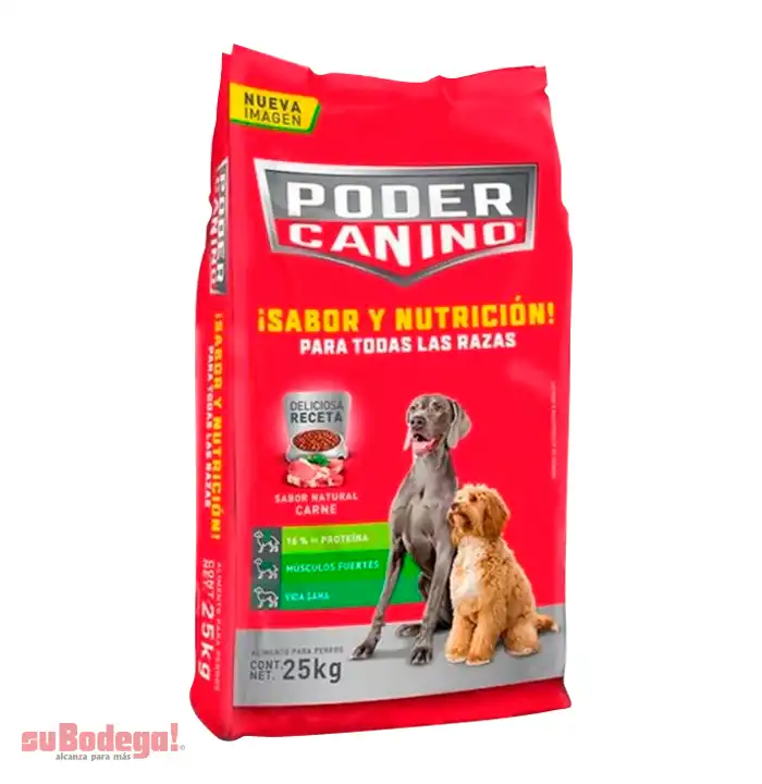 Alimento Ganador Poder Canino 25 kg.