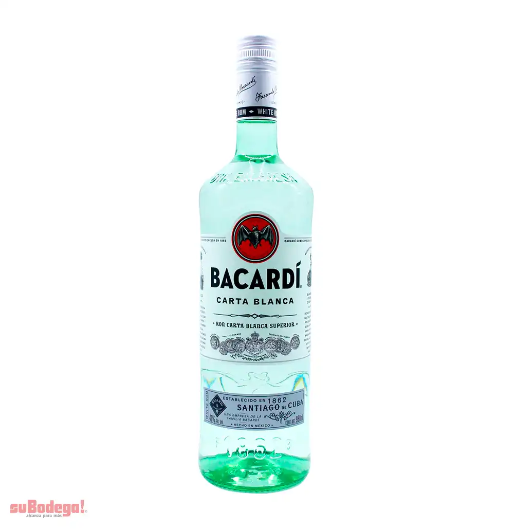 Ron Bacardí Carta Blanca 980 ml.