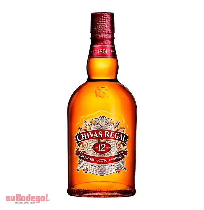 Whisky Chivas Regal 12 Años 750 ml.
