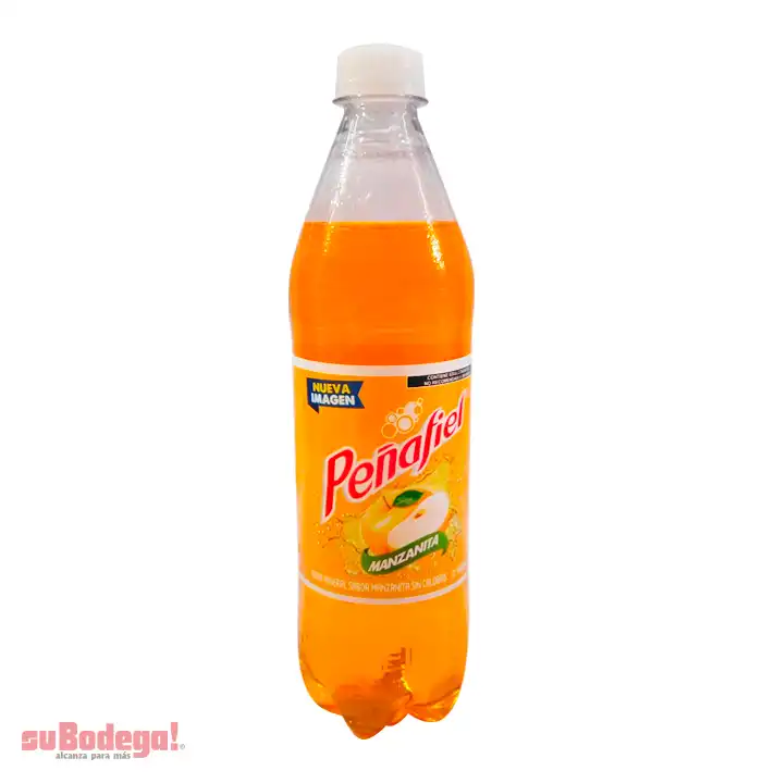 Refresco Peñafiel Manzanita 600 ml.