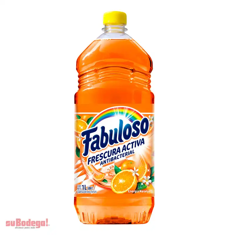 Limpiador Fabuloso Energía Naranja 1 lt.