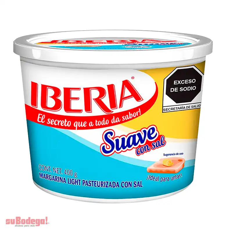 Margarina Iberia con Sal 400 gr.