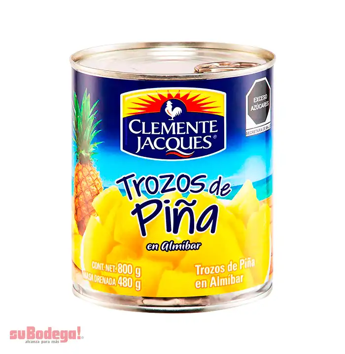 Piña Clemente Jacques Trozos 800 gr.