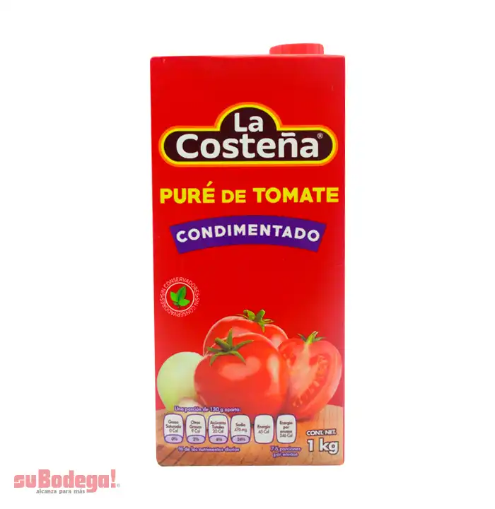 Puré de Tomate La Costeña Tetrapack 1 kg.