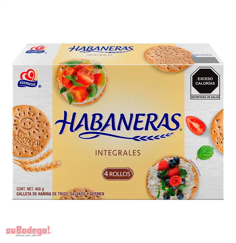 Galletas Gamesa Habaneras Integrales 468 gr.