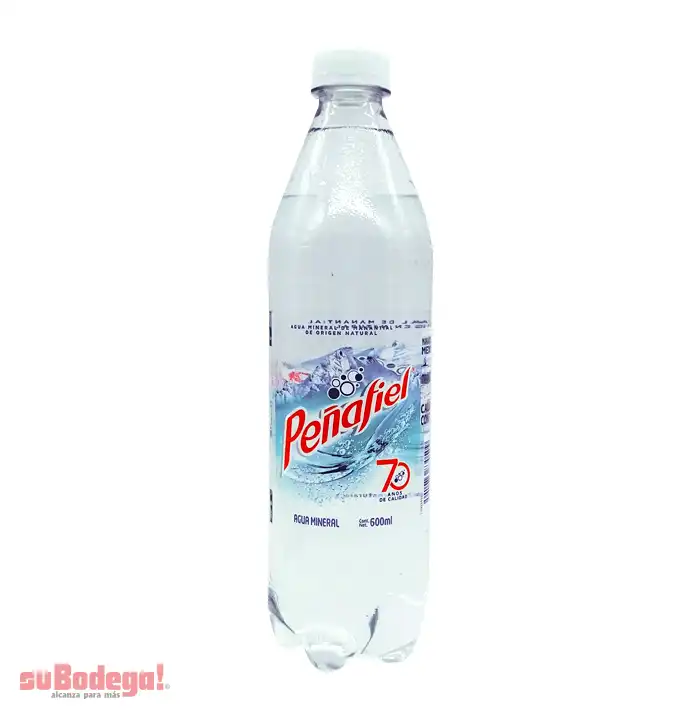 Agua Mineral Peñafiel 600 ml.