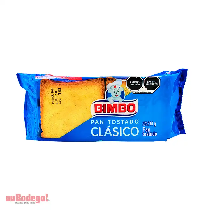 Pan Bimbo Tostado 210 gr.