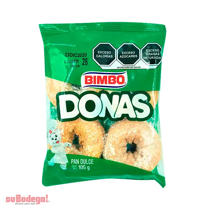 Donas Azúcaradas Bimbo 105 gr.