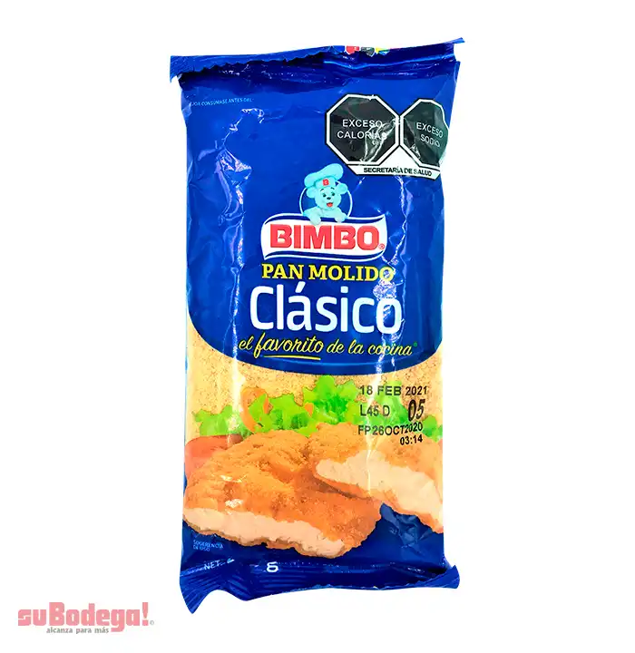 Pan Bimbo Molido 210 gr.