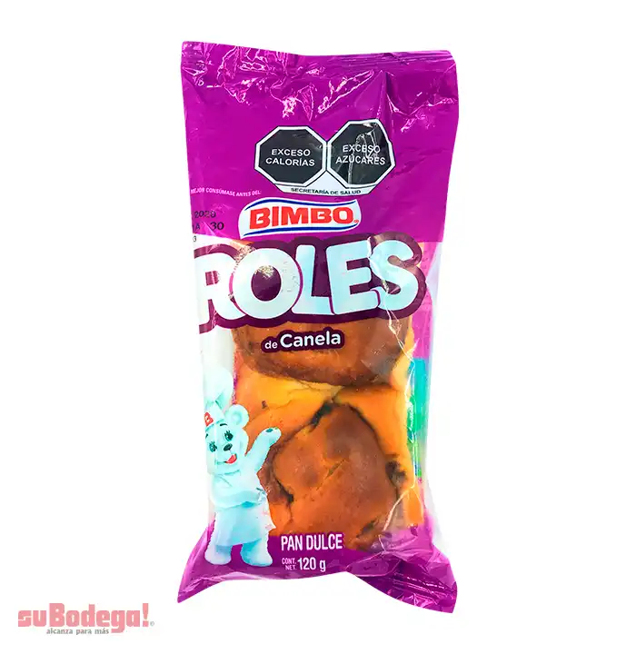 Roles de Canela Bimbo 120 gr.