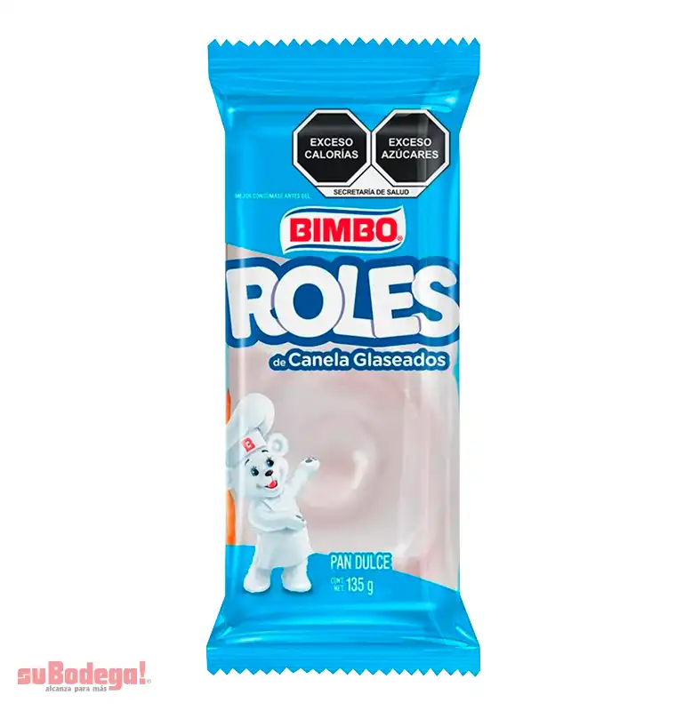 Roles Glaseados Bimbo 135 gr.