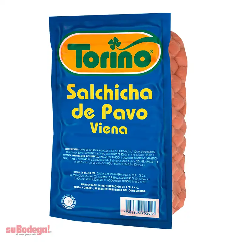 Salchicha Viena Torino 1 kg.