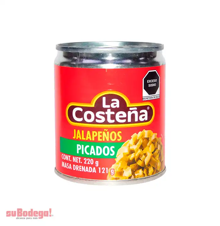 Chiles Jalapeños Picados La Costeña 220 gr.