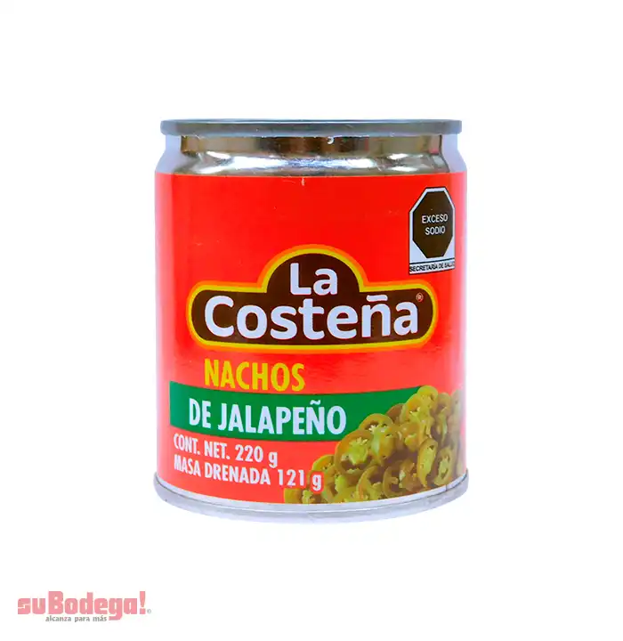 Chiles Jalapeños Rodajas La Costeña 220 gr.