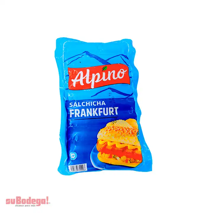 Salchicha de Pavo Frankfurt Alpino 1 kg.