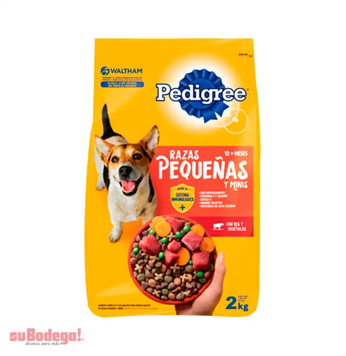 Alimento Pedigree Razas Pequeñas 2 kg.