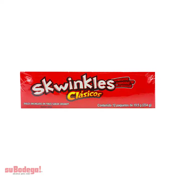 Dulce Skwinkles Clásicos Chamoy 12 pz.