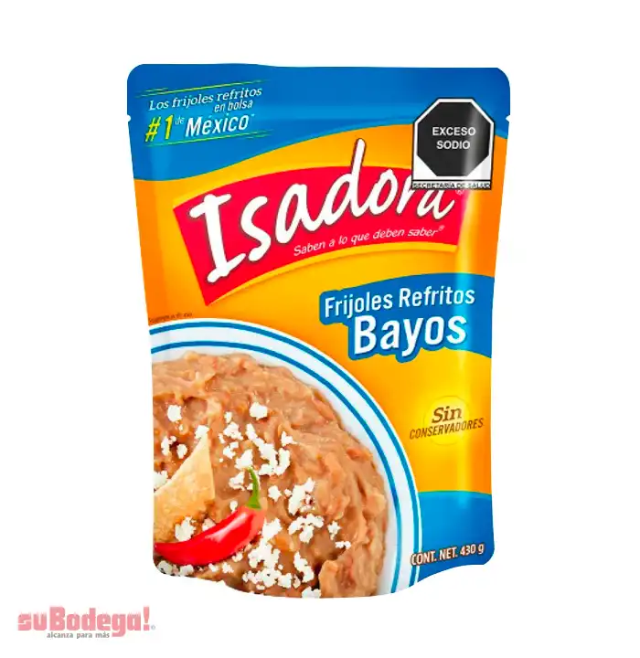 Frijol Bayo Refrito Isadora 430 gr.