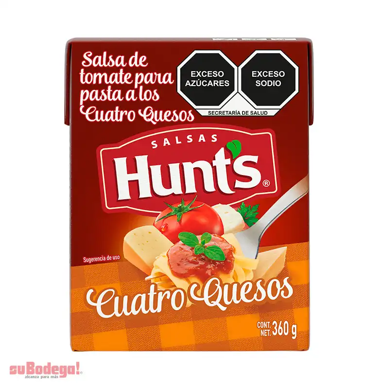 Salsa para Pasta Hunts 4 Queso 360 gr.