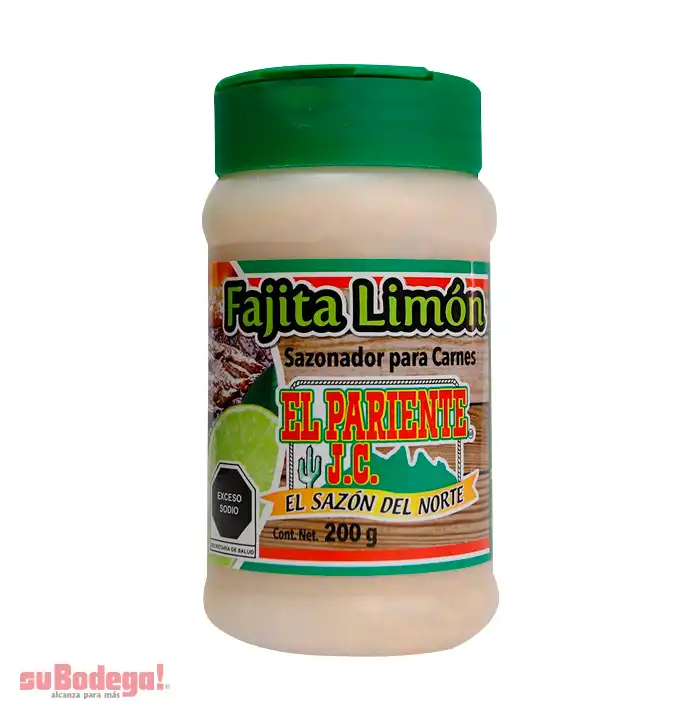 Sazonador para Fajita El Pariente Limón 200 gr.