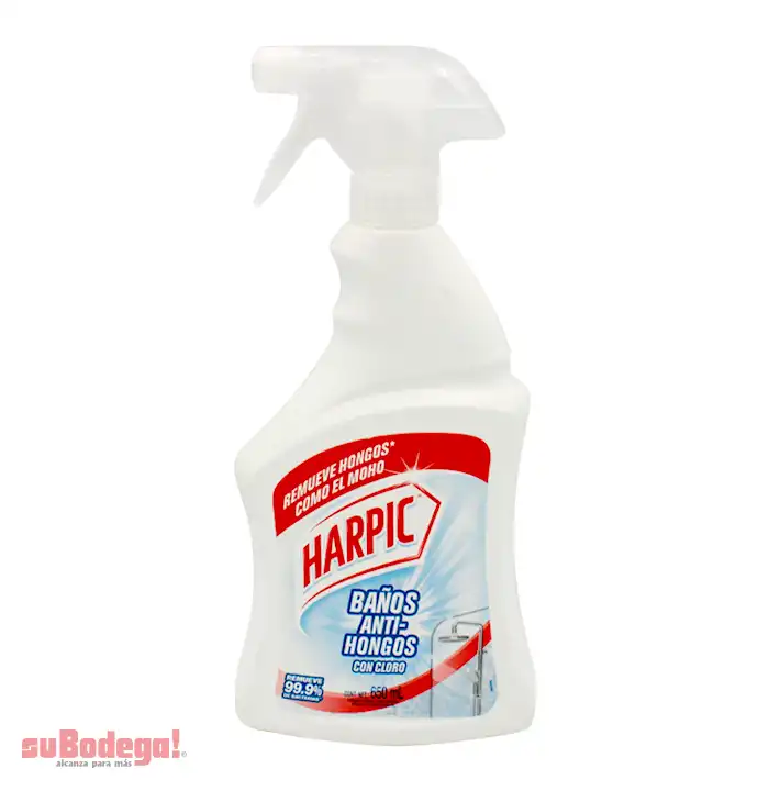 Limpiador Harpic Anti Hongos Líquido 650 ml.