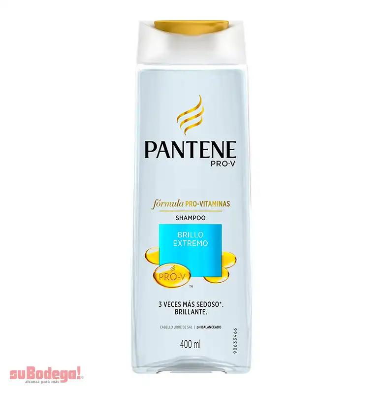 Shampoo Pantene Brillo Extremo 400 Ml.