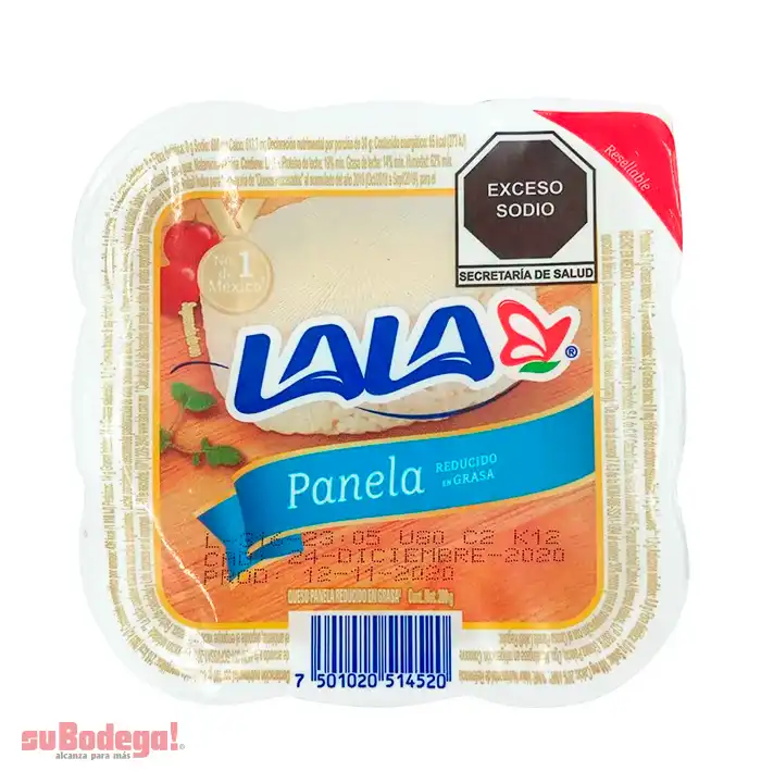 Queso Panela Lala Light 200 gr.