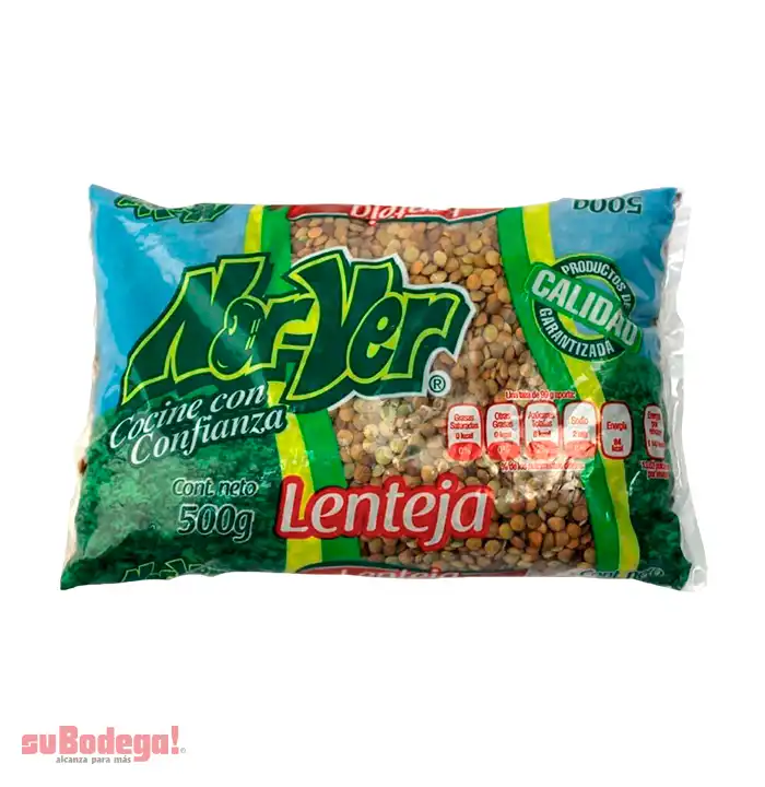 Lenteja Nor Ver 500 gr.