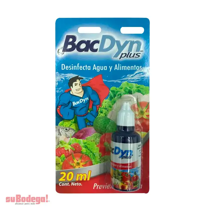 Desinfectante Bac Dyn Plus Agua y Alimento 20 ml.