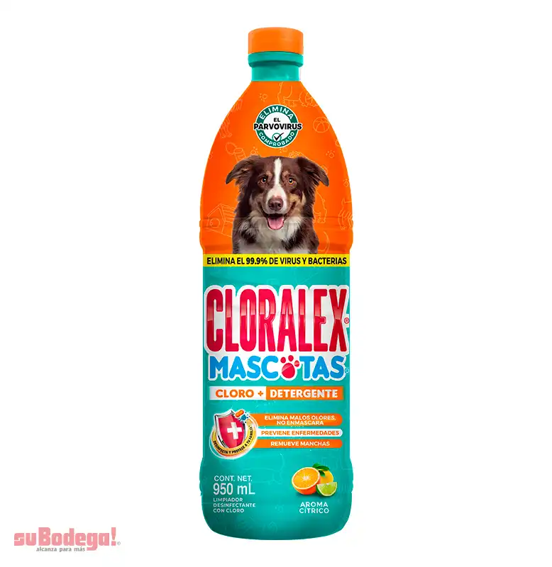 Blanqueador Cloralex Mascotas 950 ml.