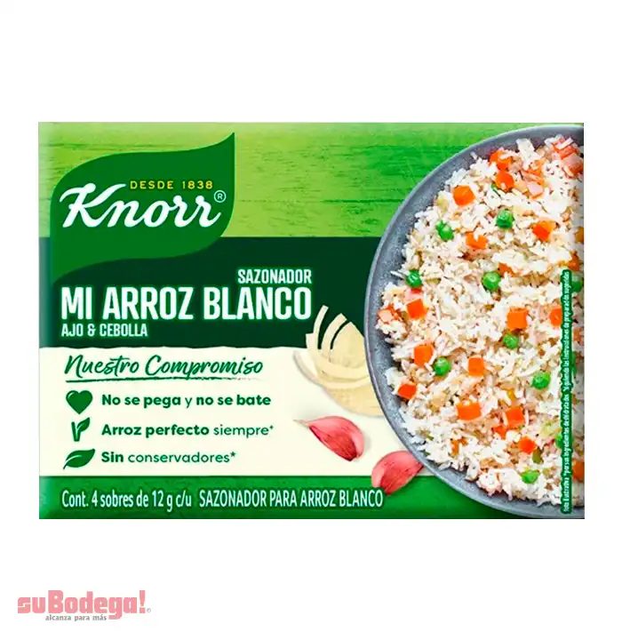 Knorr Sazonador Mi Arroz Blanco 4/12 gr.