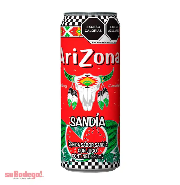 Bebida Arizona Sandía 680 ml.