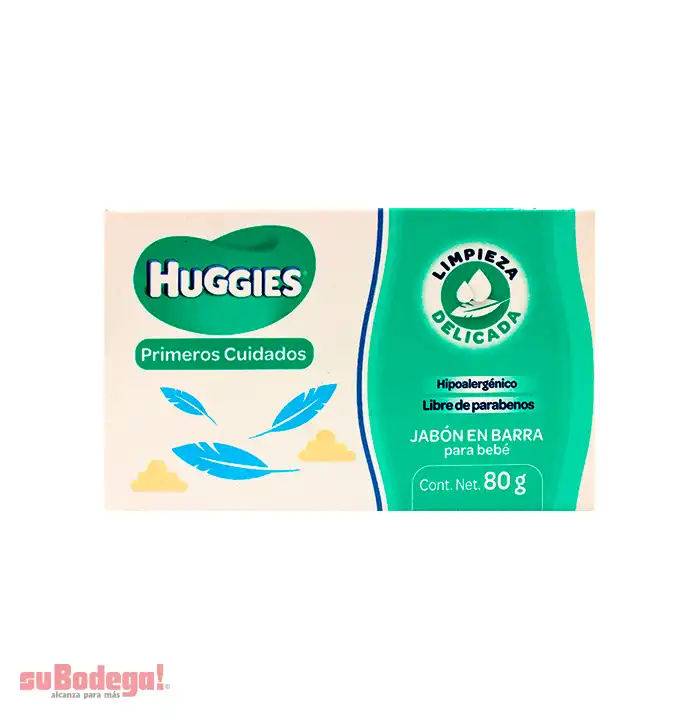 Jabón de Tocador Huggies Recién Nacido 80 gr.