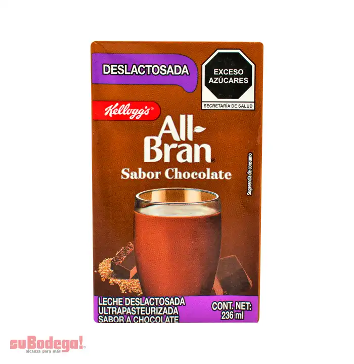 Bebida Kelloggs All Bran Chocolate Deslactosada 236 ml.