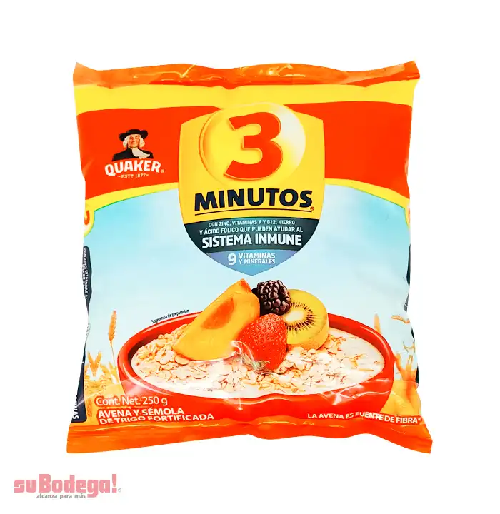 Avena 3 Minutos Bolsa 250 gr.