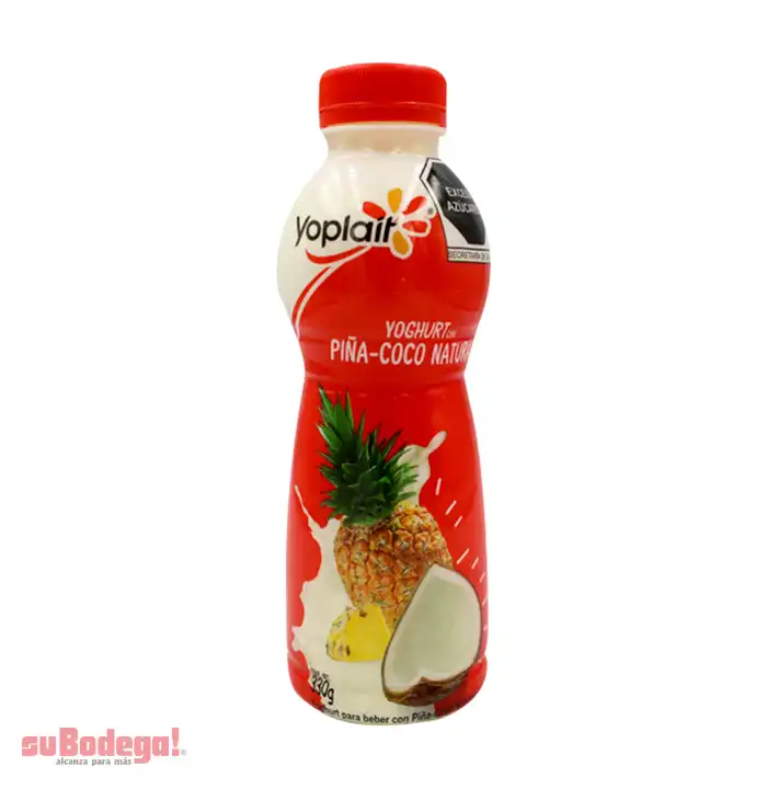 Yoghurt Yop Teens Piña para Beber 330 ml.