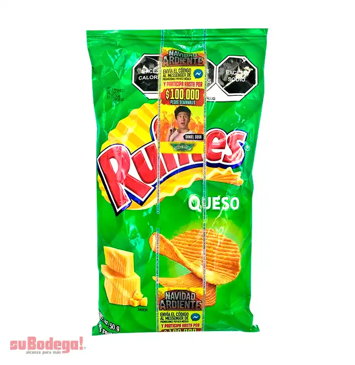 Sabritas Ruffles Queso 50 gr.