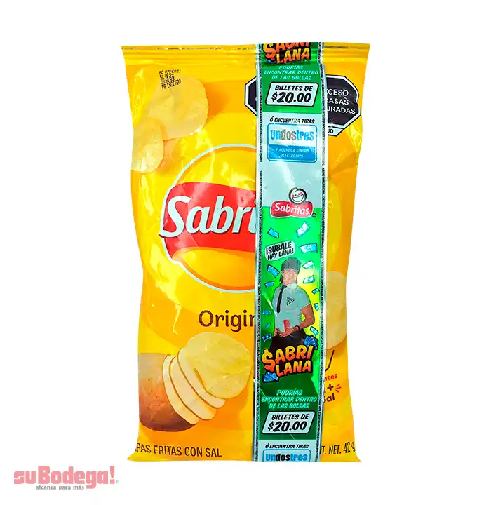 Sabritas Papas Sal 45 gr.