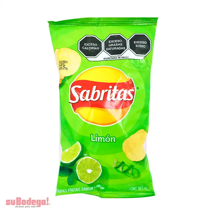 Sabritas Papas con Limón 42 gr.