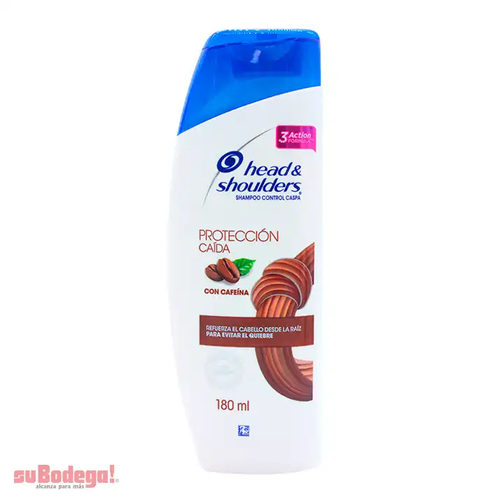 Shampoo Head & Shoulders Protección Caída 180 ml.
