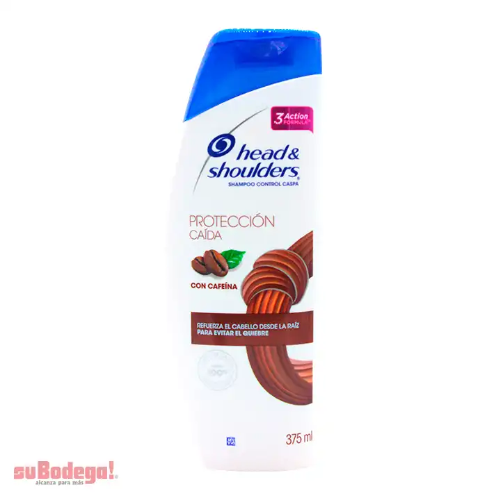 Shampoo Head & Shoulders Protección Caída 375 ml.